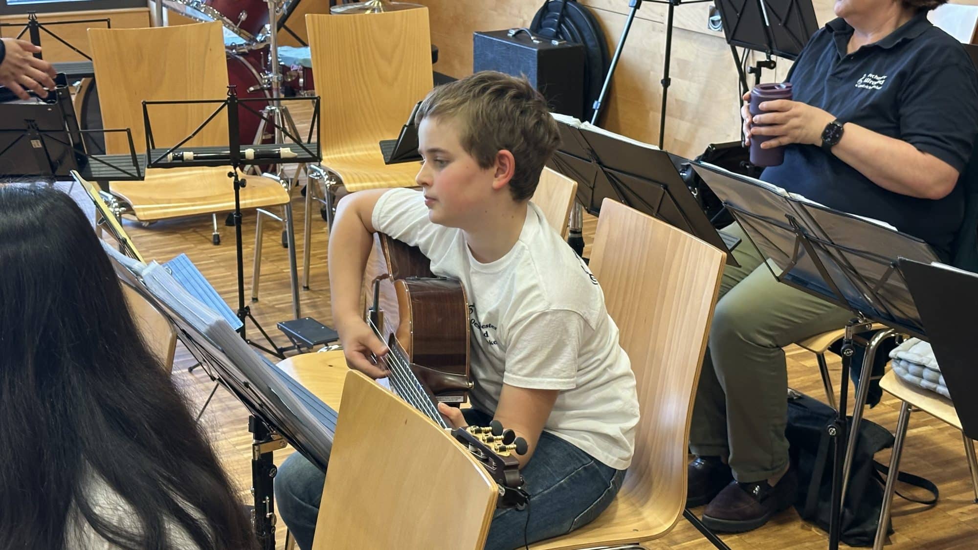 Jugend mit der Gitarre