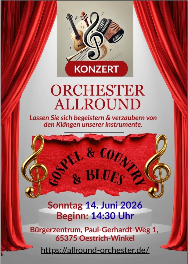 Konzert Orchester Allround - Gospel, Country & Blues